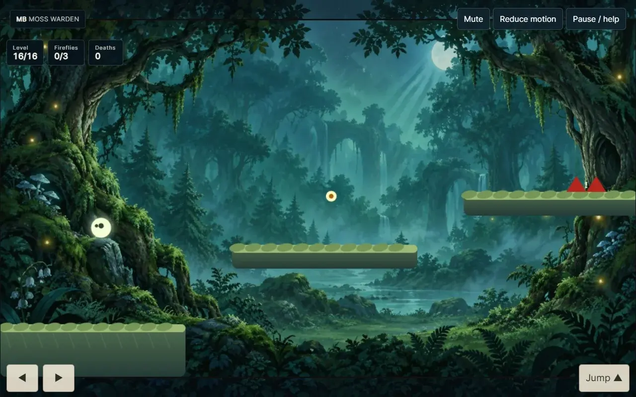 Another view of Mossbound during play.