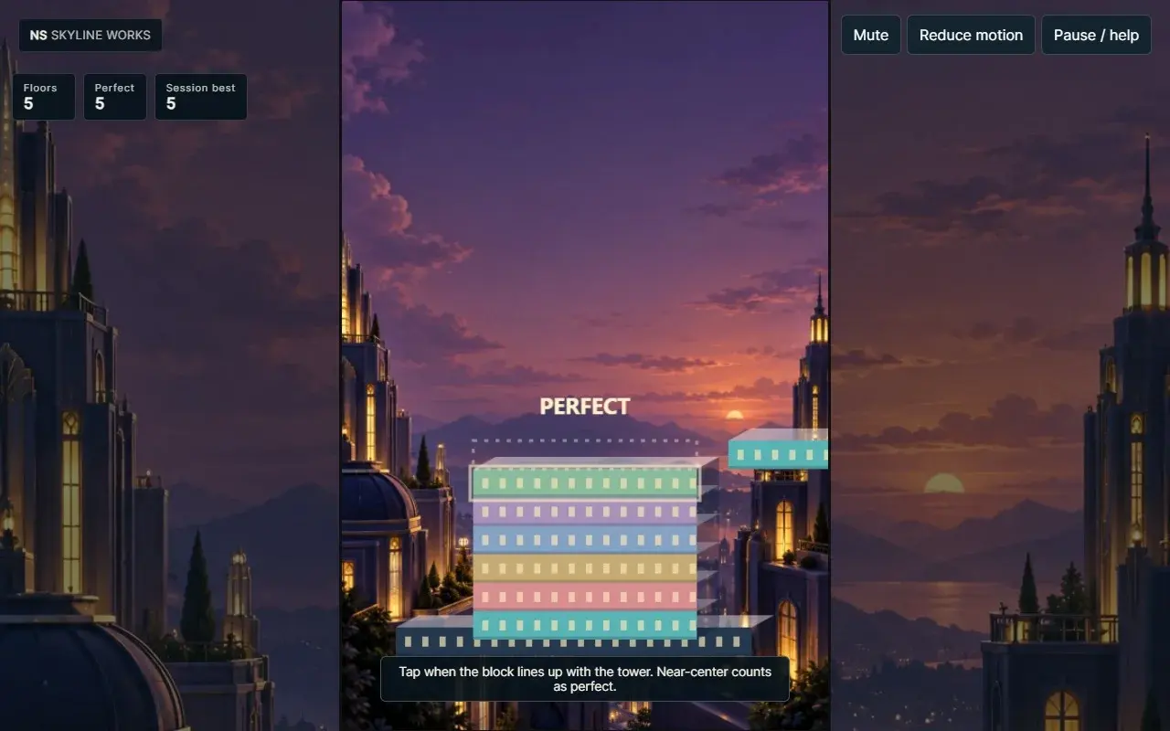 A different route or play state in Neon stack.