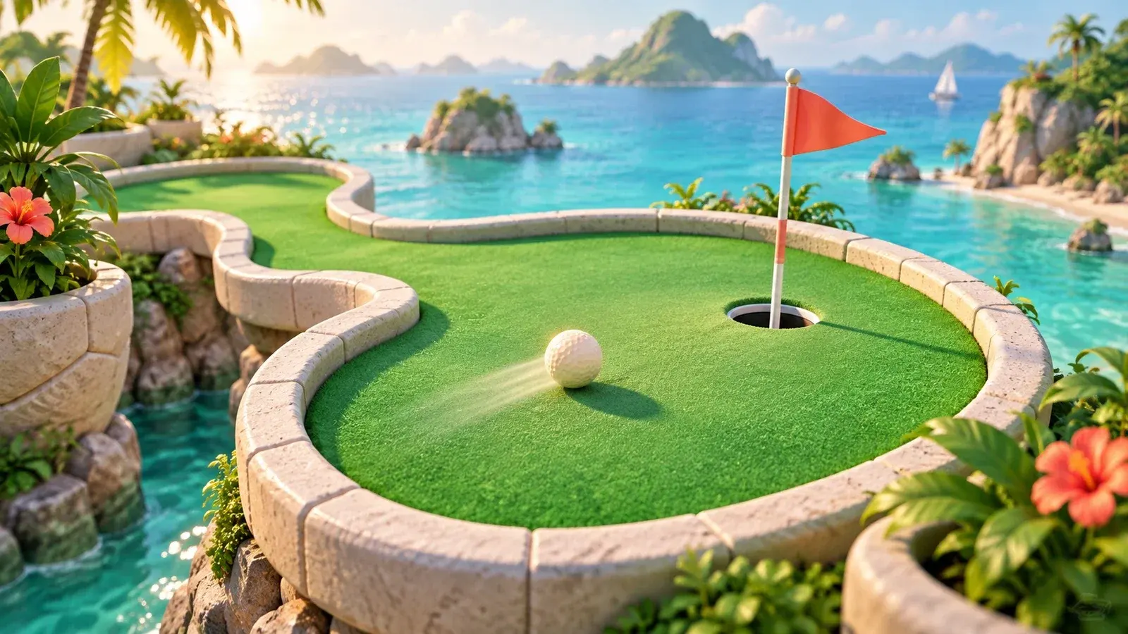 Pocket putt cover illustration