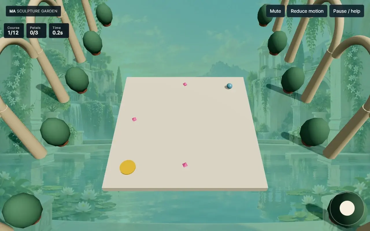 Gameplay from the approved Marble atrium build.
